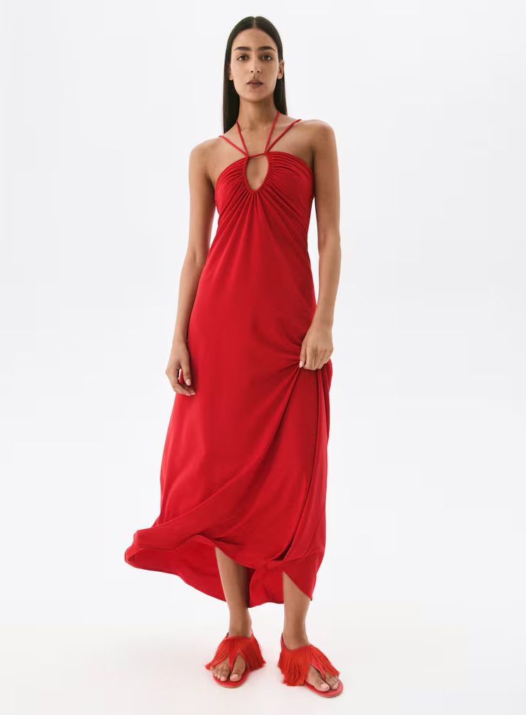 H&M red dress