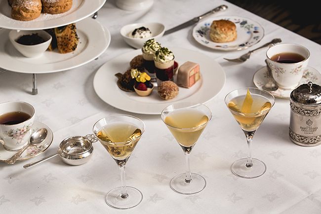Afternoon tea spread