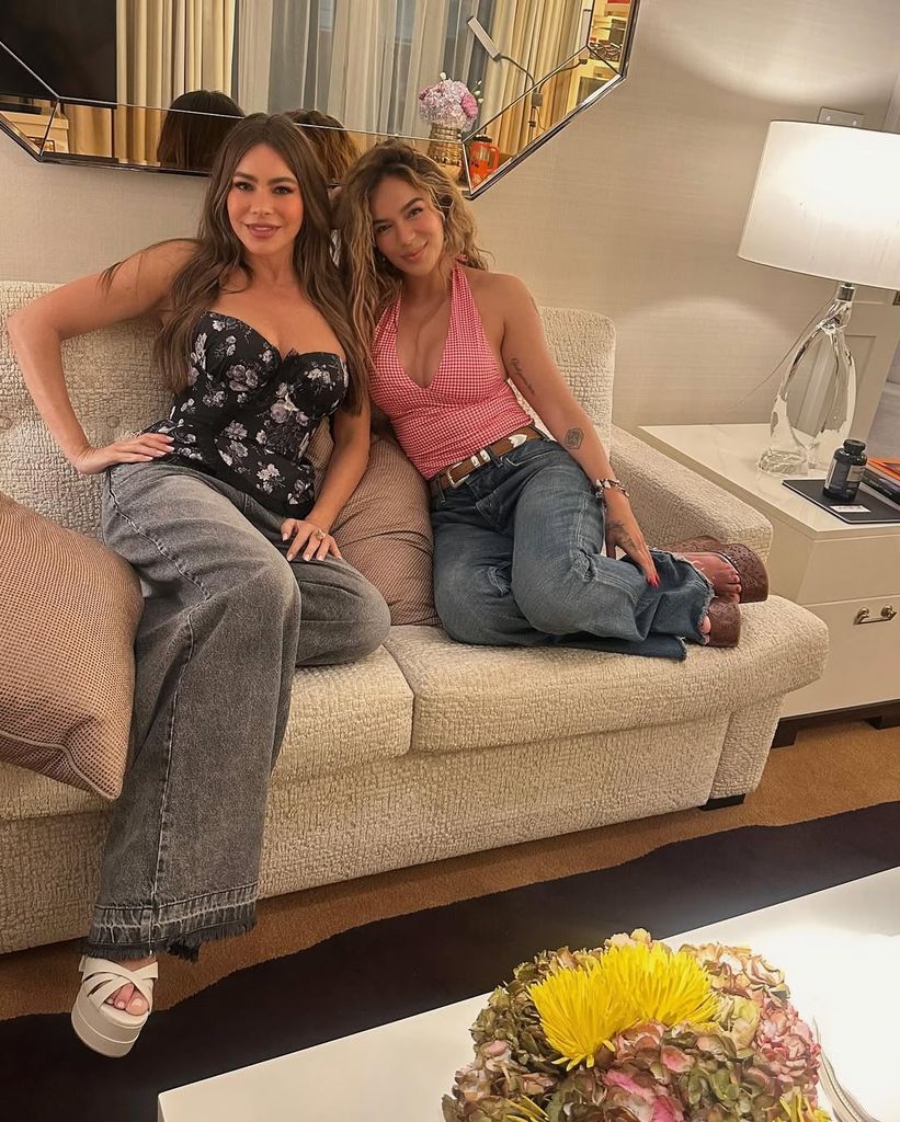 Sofia Vergara reunited with Karol G in Madrid