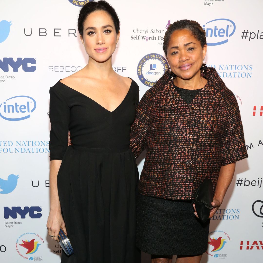 Angelic Meghan Markle's unseen tender moment with mother Doria Ragland