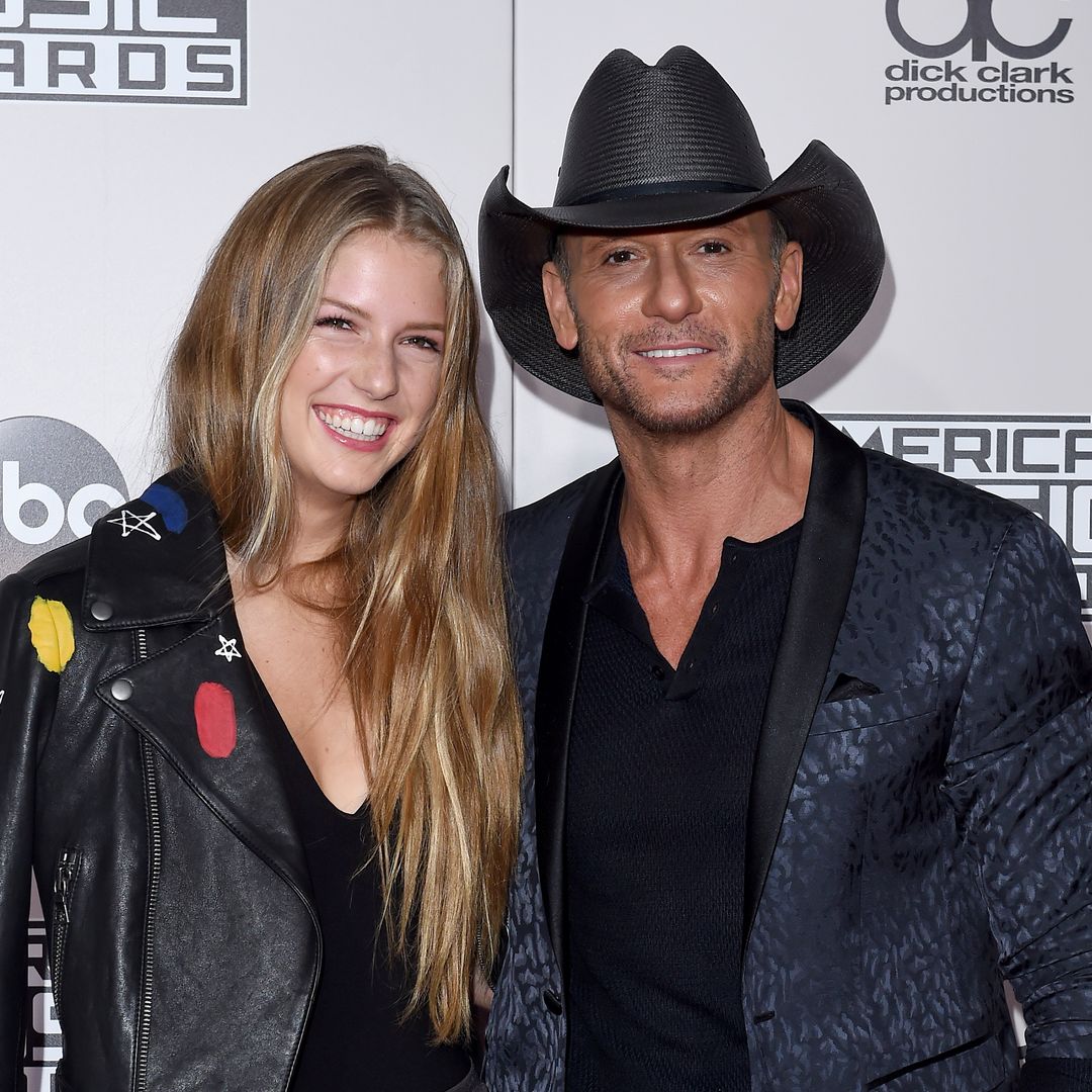 Tim McGraw's daughter sports hair just like mom Faith's in throwback
