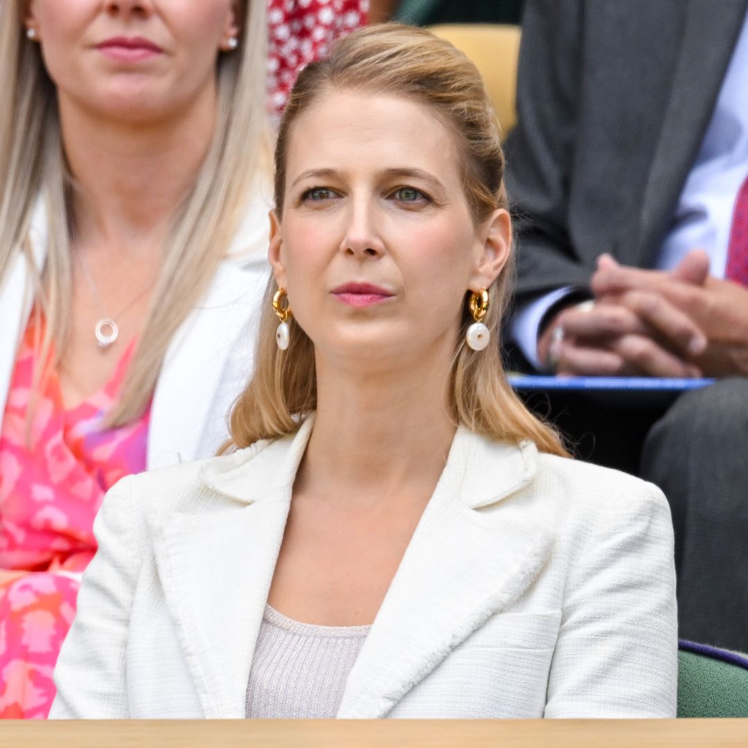 Lady Gabriella Kingston makes first appearance since husband's death